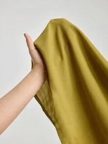 Ontre 2026SS 新款秋冬女款綠色百褶鬆腰裙，百褶裙，畢業典禮，優雅女款度假、假日海灘音樂節、優雅儀式、海灘穿搭，女款百褶裙 - 綠色 - 查看 7