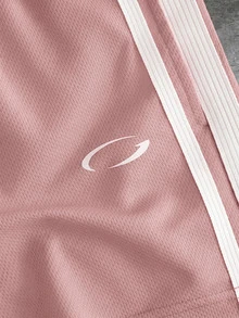 GETOML Men's Casual Shorts With Side Stripes And Drawstring Waist - Pink - View 7