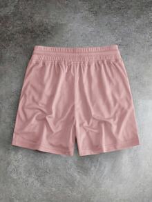 GETOML Men's Casual Shorts With Side Stripes And Drawstring Waist - Pink - View 5