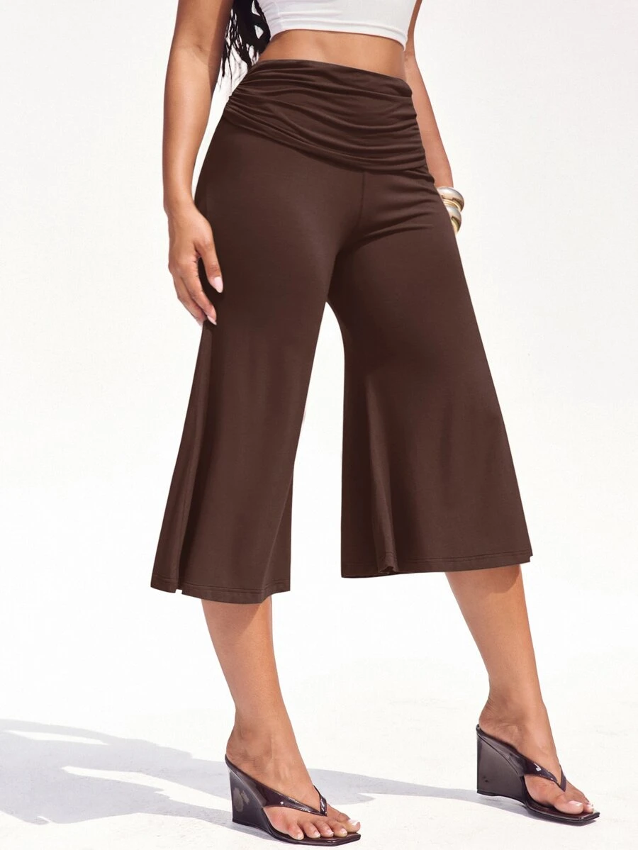 Denimoi Women Pants - Coffee Brown - View 1