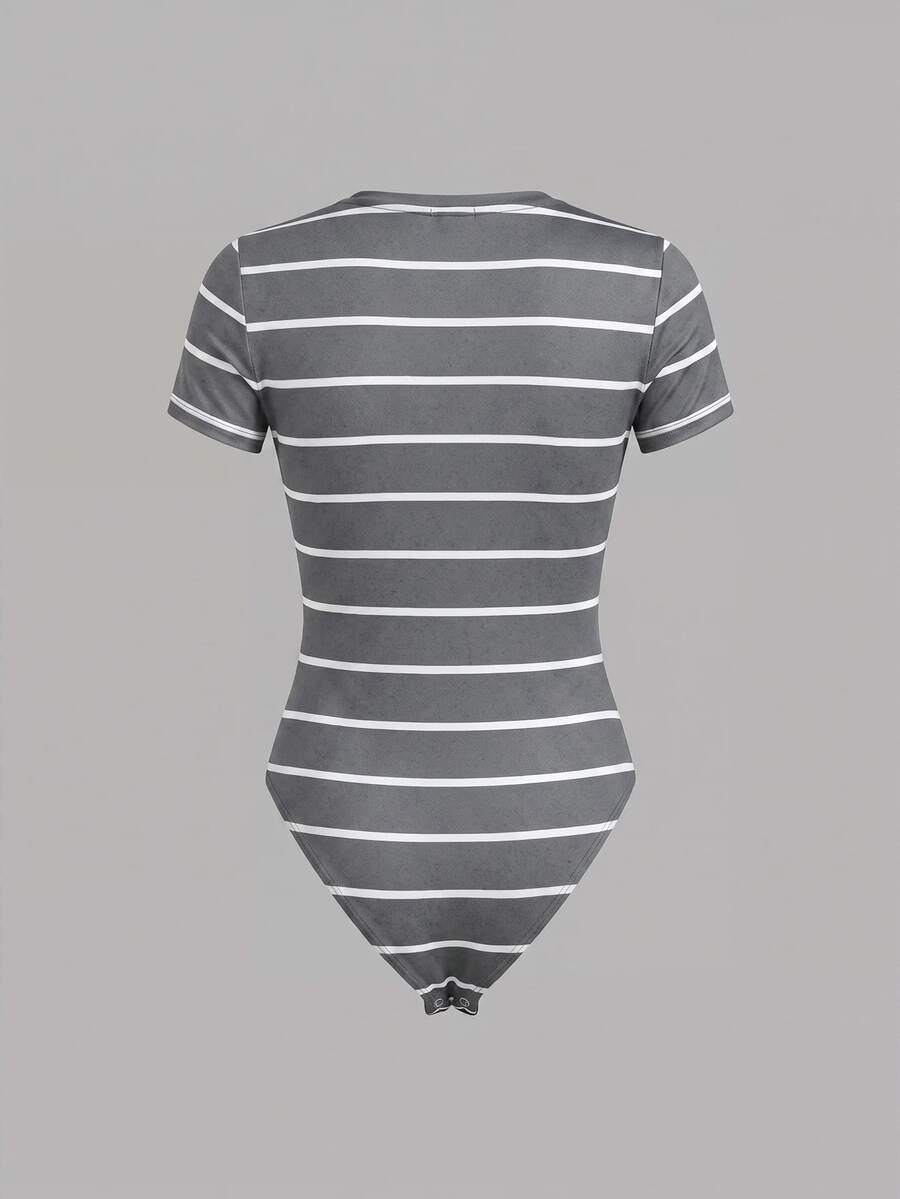 SHEIN BASICS 女士連體衣 - 灰色 - 查看 1
