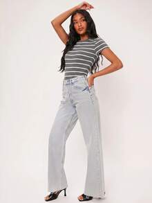 SHEIN BASICS 女士連體衣 - 灰色 - 查看 4