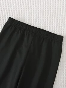 SHEIN 女嬰女童針織人造毛心形圖案拉鍊連帽衛衣與內搭褲2件套，適合秋冬休閒日常穿著 - 彩色 - 查看 6