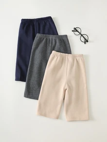 Cozy Pixies 男嬰騎士圖案休閒日常穿著運動長褲 3件套 冬季 - 彩色 - 查看 2