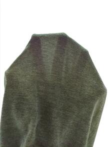 EMERY ROSE Solid Pocket Patched Tank Top - Army Green - View 6