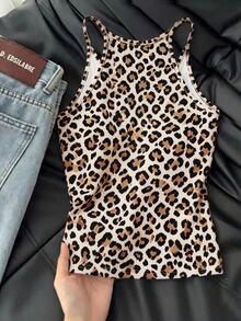 Resyla Women's Leopard Print Camisole Tank Top - Multicolor - View 2