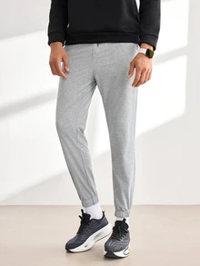 Driftmere 3pcs Men Loose Fit Drawstring Waist Sweatpants - Multicolor - View 7
