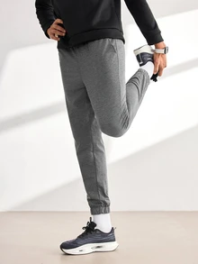 Driftmere 3pcs Men Loose Fit Drawstring Waist Sweatpants - Multicolor - View 3