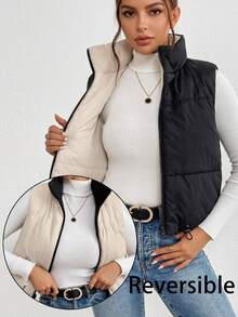 SHEIN 青少年女孩冬季外套、秋季服飾 - 黑色 - 查看 1