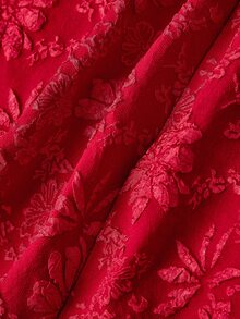 Women Midi Dresses - Red - View 7