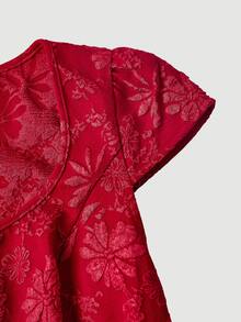 Women Midi Dresses - Red - View 6