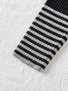 Autumn/Winter Young Girl Elastic Knitted Leggings, Stylish Wearable Base Layer - Multicolor - View 6