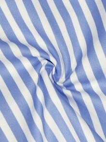 Glimmora Women's Striped Halter Top And Long Pants 2 Pieces Set - Blue - View 7
