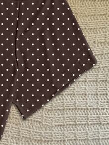 Sundraya Women's Lace Patchwork Polka Dot Casual Versatile Daily Wear Top - Multicolor - View 8