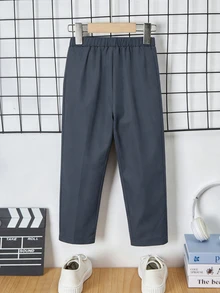 Young Boys Pants - Grey - View 3