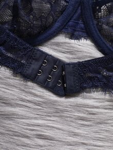EmpressEnvy 6pcs Set Bra Wanita Berenda dengan Kawat Penyangga yang Nyaman - MultiWarna - View 4