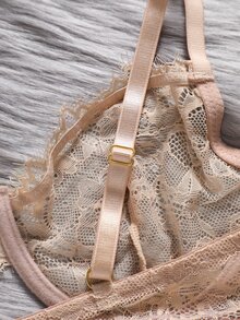 EmpressEnvy 6pcs Set Bra Wanita Berenda dengan Kawat Penyangga yang Nyaman - MultiWarna - View 5