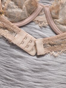 EmpressEnvy 6pcs Set Bra Wanita Berenda dengan Kawat Penyangga yang Nyaman - MultiWarna - View 4