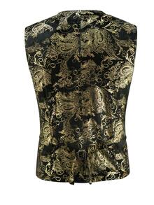 Manfinity AFTRDRK Men Floral Print Waistcoat - Multicolor - View 2