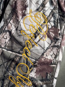 Manfinity EMRG Men's High Waist Maple Leaf Print Embroidered Pocket Fashionable Hip Hop Shorts, Holiday - Multicolor - View 8