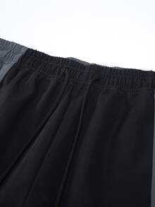 Manfinity EMRG Men's Summer Casual Sports Contrast Color Drawstring Waist Shorts - Multicolor - View 4