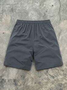 Manfinity EMRG Men's Summer Casual Sports Contrast Color Drawstring Waist Shorts - Multicolor - View 2