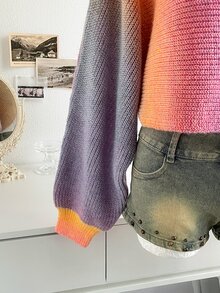 Soleia Top de Moda para Férias com Laço de Gaze Roxo, Brunch, Outono, Y2k - Multicolorido - Visão 6