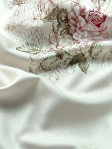 Breezaya 優雅秋季度假長袖花卉印花女上衣，適合派對聚會、購物、通勤穿著 - 杏色 - 查看 9