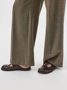 KÆRIA Hus Fashionable Casual Versatile Commuter Office Business Suit Pants - Teachers' Day, Khaki, Summer, Office, Brown, Fall - Grey - View 6