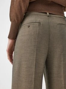KÆRIA Hus Fashionable Casual Versatile Commuter Office Business Suit Pants - Teachers' Day, Khaki, Summer, Office, Brown, Fall - Grey - View 5