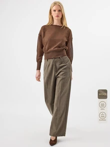 KÆRIA Hus Fashionable Casual Versatile Commuter Office Business Suit Pants - Teachers' Day, Khaki, Summer, Office, Brown, Fall - Grey - View 8