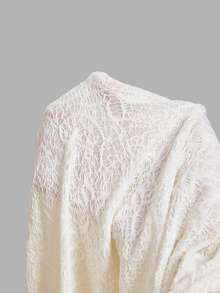 SHEIN MOD 女款夏季優雅純色掛脖洋裝 - 杏色 - 查看 7