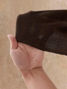 Ocevento 男士短袖 Polo 領襯衫與長褲休閒套裝 - 咖啡棕 - 查看 12