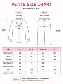 Loomlin PETITE SIZE Women 2 Pcs Button Front With BEAR&POLKA DOT Pattern Homewear Cute Pajama Set - Multicolor - View 4