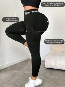 Rhythm Era Plus Size High Stretch Skinny Sports Pants Yoga Women Pants Gym Sports Black And White Summer - Multicolor - View 8