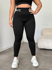 Rhythm Era Plus Size High Stretch Skinny Sports Pants Yoga Women Pants Gym Sports Black And White Summer - Multicolor - View 6