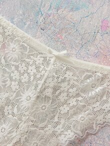 Elorette لباسات داخلية ثونع نسائية - أبيض - مشاهدة 3