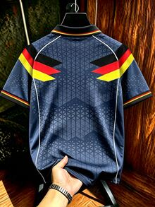 Gritte Field Men's Colorblock Casual Daily Travel Sports T-Shirt, Gym - Multicolor - View 2