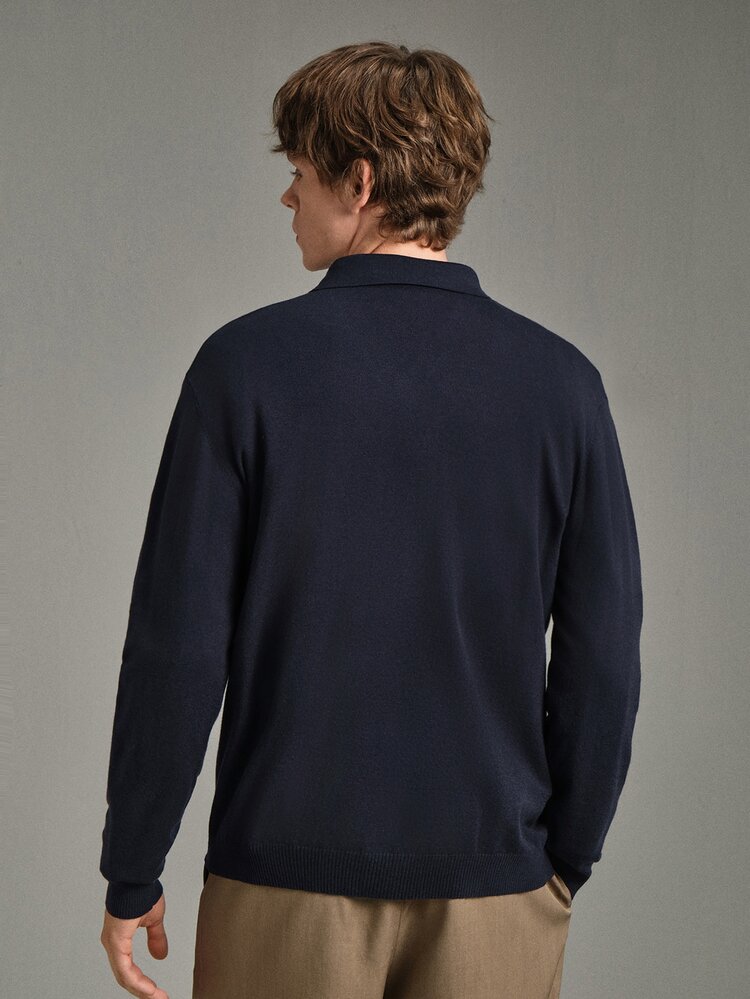 Calmiston Contains Wool Men's Autumn Casual Versatile Solid Color Sweater Formal Old Money - Multicolor - View 7