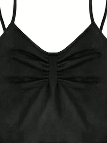 SHEIN 3pcs Casual Versatile Solid Color Camisole - Multicolor - View 5