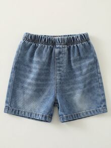 青少年男孩休閒寬鬆純色 Polo 衫與短褲 2 件套，短袖領口上衣，適合通勤、上學、日常休閒、外出、運動，春夏季適用 - 彩色 - 查看 3