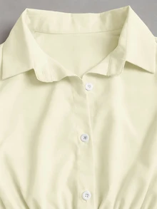 Sweetra Body de mujer retro y sexy, ajustado y estilizador, elegante, de alta gama, cómodo y versátil, body blanco de moda - Albaricoque - Ver 5