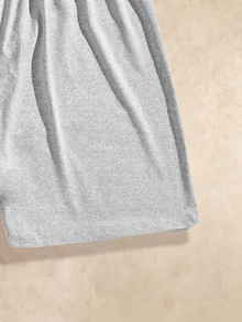 EverLounge 男士休閒短褲居家服下裝 - 淺灰色 - 查看 3