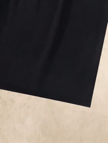 EverLounge 男士純色彈性腰居家短褲（2件組） - 黑色 - 查看 5