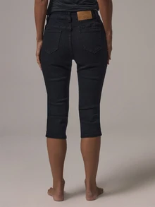MUSERA Mid Rise Skinny Fitted Denim Jeans Autumn Winter Fall Daily Eveyday Core Denim - Black - View 5