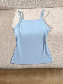 Tween Girls Casual Back To School Summer Solid Top Cami - Multicolor - View 5