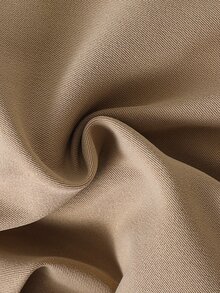 SHEIN 女童 4-7 歲 3 件套西裝背心、長袖上衣與寬腿褲套裝，優雅學院風老錢風春夏秋冬上學派對正式婚禮穿搭 - 卡其色 - 查看 8