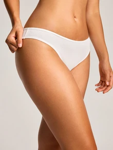 Barelissa 5pcs/Pack Simple Comfortable Pure Cotton Low Waist Women's Triangle Panties - Multicolor - View 12