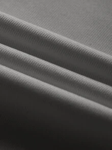SHEIN BASICS 女款純色抹胸修身休閒基礎簡約保守上衣 日常居家辦公居家服 深灰色 夏季 - 深灰色 - 查看 3