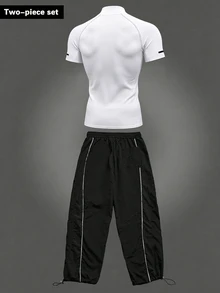 Acti Log Men's Sports Set, Running Workout, Outdoor Casual - Multicolor - View 2